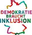 Logo: Demokratie braucht Inklusion