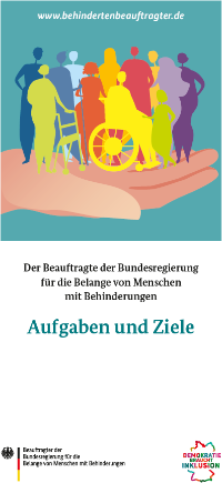 Cover-Bild Flyer des Behindertenbeaufftragten